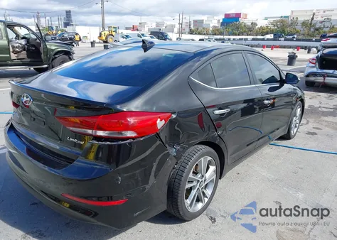 2017 Hyundai Elantra Limited z USA, uszkodzony, nr VIN KMHD84LFXHU332870